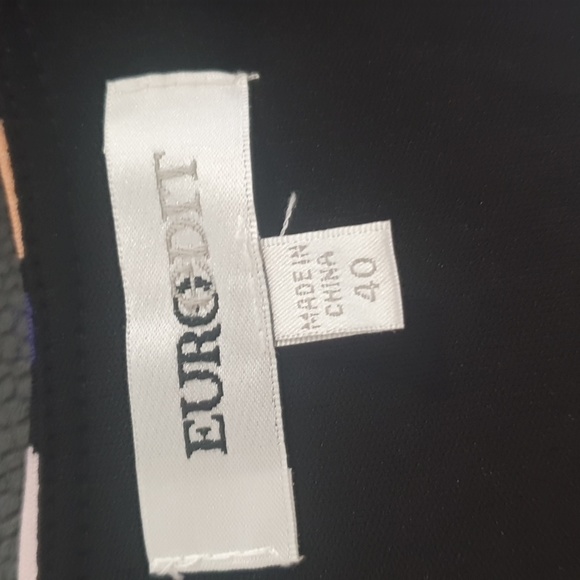 Euro Edit Size 40 (approx 14) Striped Stretch Dress with Belt Tie - Picture 6 of 7